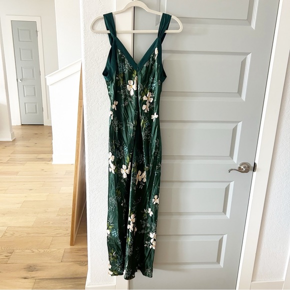 New Reformation Neola Silk Floral Midi Slip Dress - Picture 5 of 7